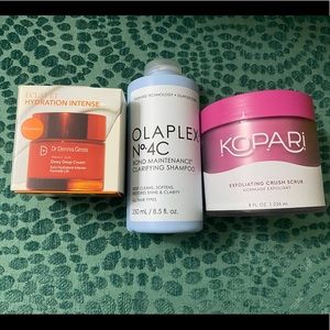 Unopened Skincare Bundle Dr. Dennis Gross Olaplex Kopari